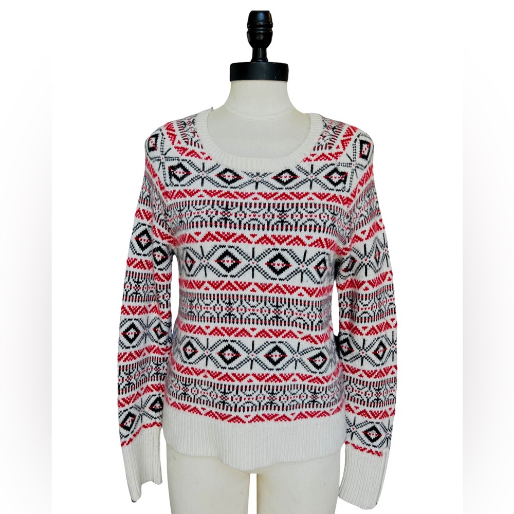 SANDRO Chunky Knit Holiday Winter Sweater, Size 2